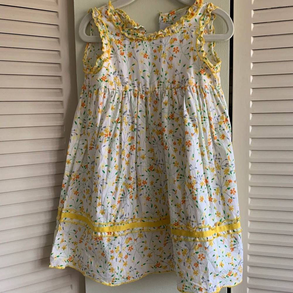 Yellow flower dress